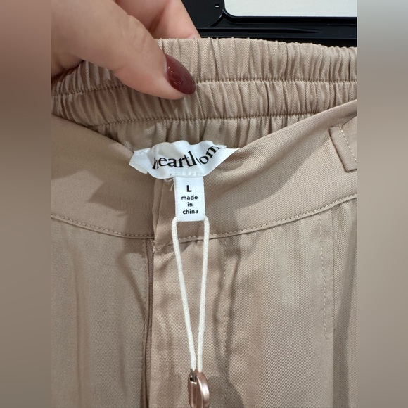 Heartloom Tan Elastic Waist Pants - Picture 3 of 4